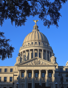 Mississippi State Capitol building in Jackson